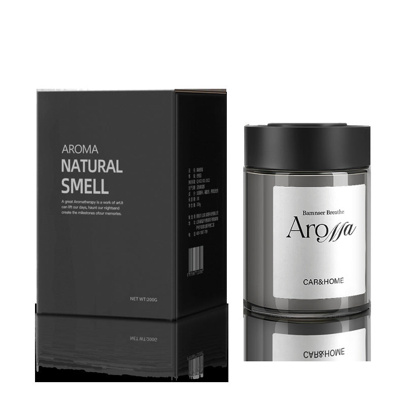 Car air freshener dashboard ornament long-lasting diffuser odor eliminator car aromatherapy solid balm interior accessories