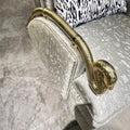 Italian accessible luxury pure copper snake-shaped armrest pull button casual chair house luxury living room brass single sofa back chair