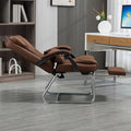 Adjustable backrest reclining chair - perfect for naps, computer work, and massage - wide-angle office chair, executive chair, ideal for seniors