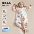 Baby sleeping bag - spring/autumn style, anti-kick quilt, gauze fabric, baby split-leg design, summer lightweight, all-season universal for infants and toddlers