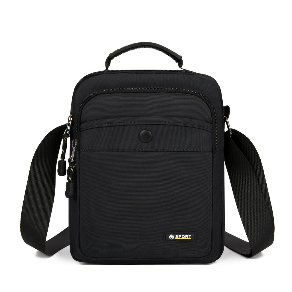 New men's bag business casual men's messenger bag urban simple shoulder handbag multi-layer outdoor small bag