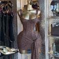 European and american cross-border women's fashion:  autumn new arrivals - sexy, elegant, solid color lace bodycon slip dress