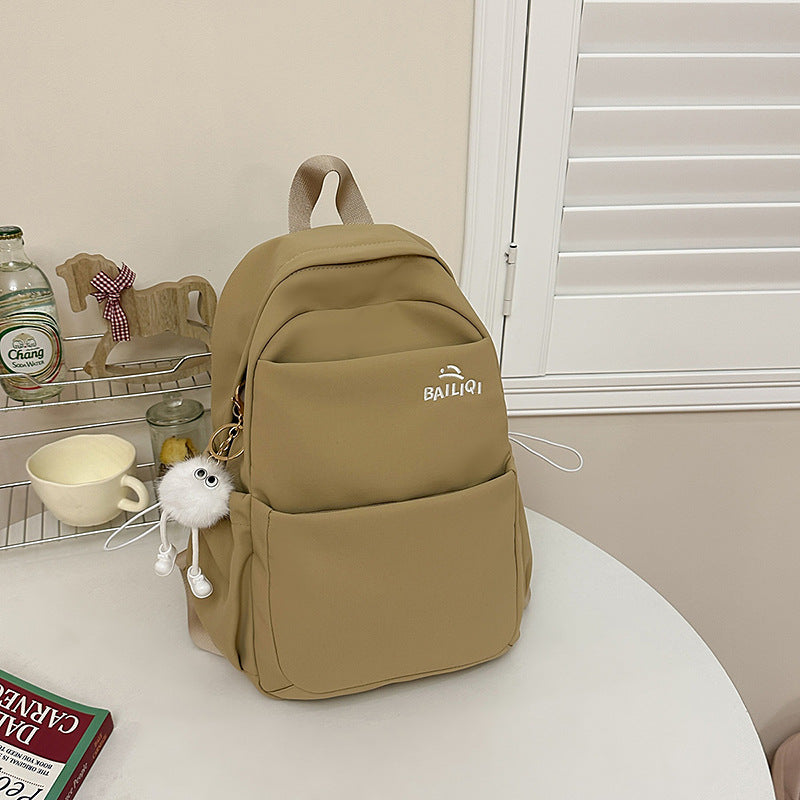 2025 new kids' backpack - stylish everyday carry, small bag for girls, junior high & college students, large capacity backpack