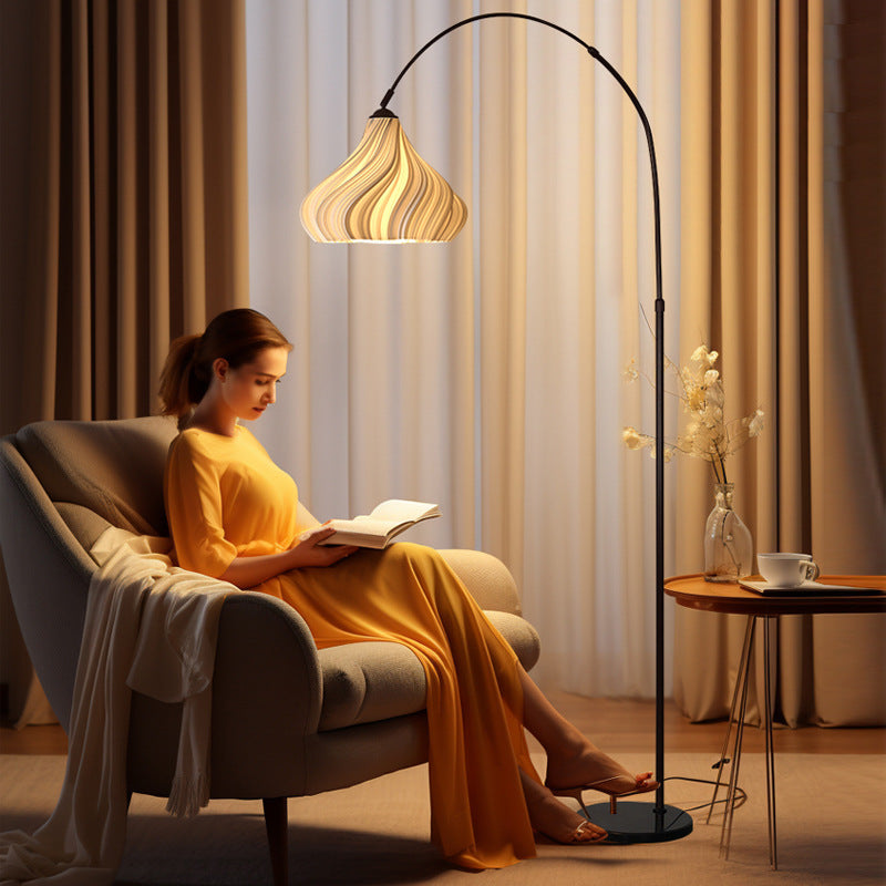 Fishing lamp floor lamp sofa corner next to 2025 new arrival high-looking designer bedroom bedside reading floor lamp
