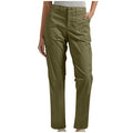european and american cross-border  hot-selling women's solid color elastic waist comfortable casual cargo pants with pockets