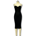 Export fashion women's clothing  summer new style bandeau camisole maxi dress, stylish solid color slim-fit bodycon dress for women