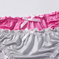 Export cross-border best selling women's plus size underwear plus size fat mm low waist sexyplaid hip-covering women's briefs