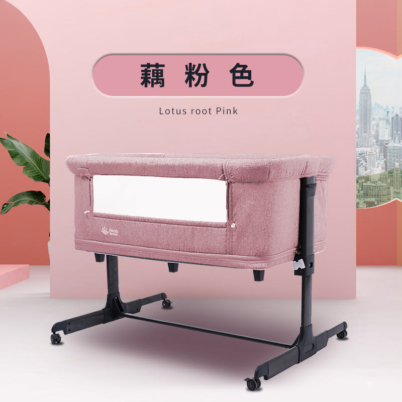 Foldable & portable crib with mosquito net - perfect for baby girls & boys, nursery centers, and newborn care. bedside crib & bassinet