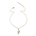 Wholesale vintage snake pendants - european & american cross-border trendy jewelry - snake-shaped elements with diamond accents - high-end sweater necklace for women