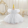 New in stock: girls' floral wedding dress princess gown - perfect for baby's first birthday party!