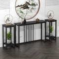 Simple table storage rack for home, wall-mounted long table, iron chinoiserie table, living room entrance table, for home entrance table