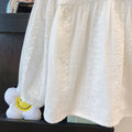 autumn new arrival: long-sleeved jacquard white blouse - stylish korean style baby undershirt with turn-down collar for girls