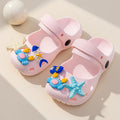Kids' clogs - summer girls' indoor anti-slip cartoon boys' mid-to-large children's baby slippers beach sandals