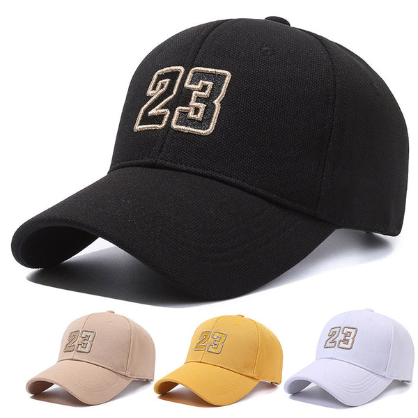 Korean version of sunscreen cap women's summer breathable sun hat digital embroidery hat casual fashion versatile cap men