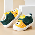 Baby walking shoes for girls, autumn/winter infant shoes, toddler shoes (0-1-2 years), soft sole fleece-lined cotton shoes, baby boy shoes