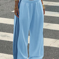 autumn cross-border hot girl style women's high-waisted slimming patchwork loose wide-leg sweatpants