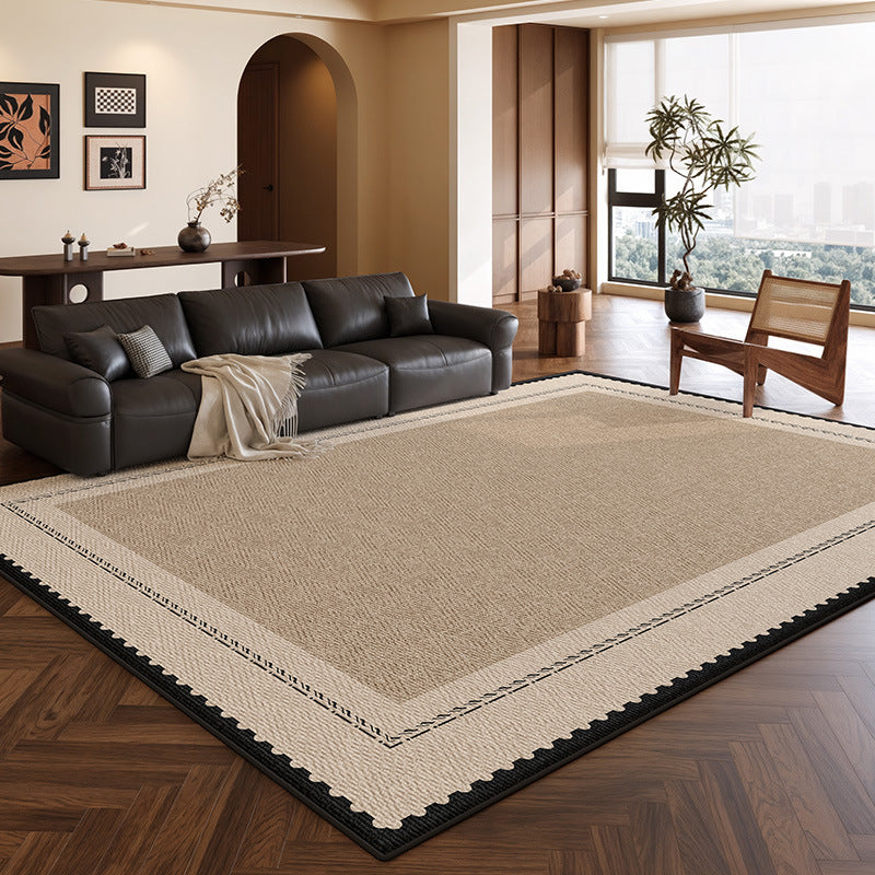 Removable and washable carpet living room medieval style bedroom full floor large area retro style double layer machine washable home carpet