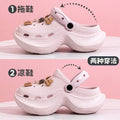 Women's clogs - 2025 summer new fashion, anti-slip, breathable, soft sole, odor-resistant, thick sole, height increasing sandals for outdoor wear