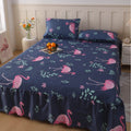 2026 amazon quilted bed skirt bedspread heightened double anti-static breathable mattress simmons bedspread three-piece set