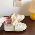 2026 spring/autumn new collection chunky sole shell toe sneakers - unique, trendy, and versatile white shoes for women