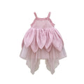 【clearance】girls' summer new collection: floral fairy princess sundress - ultra-fairy princess dress
