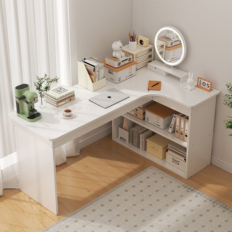 Corner computer desk home study table bedroom vanity bookshelf all-in-one office desk corner desk