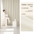 Shaoxing keqiao curtains fully blackout thickened japanese chenille cream modern casual living room bedroom curtains