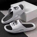 New summer casual men's slippers cartoon astronaut korean trendy indoor home bathroom bath slippers couple
