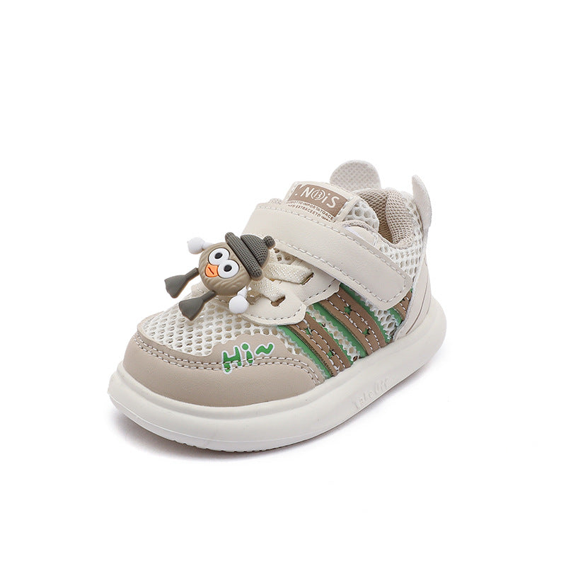 Baby toddler shoes, unisex soft sole ultra-light cute shoes for infants and young children (0-1-3 years), fashion sneakers, spring/summer mesh flats