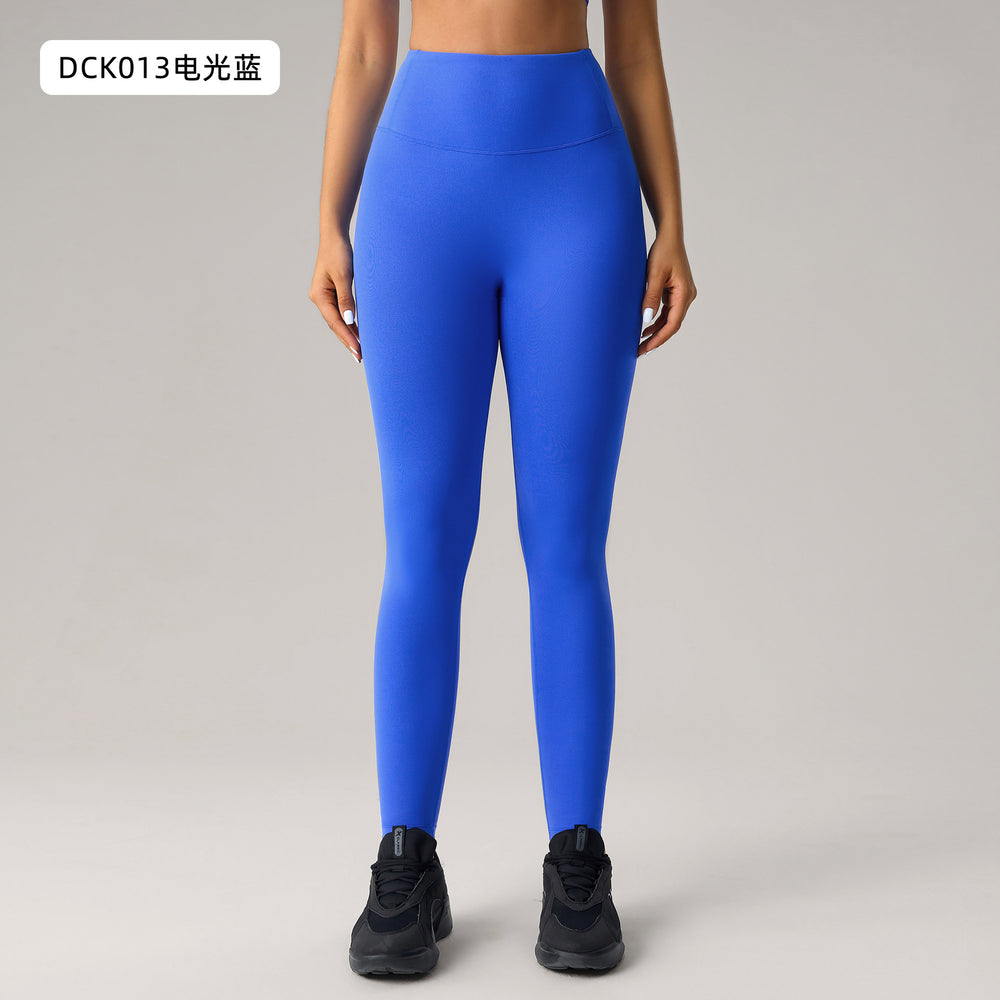 European and american style women's yoga outfit set: push-up sports bra with beautiful back design, barely-there feel, high-waisted peach lift leggings, two-piece set