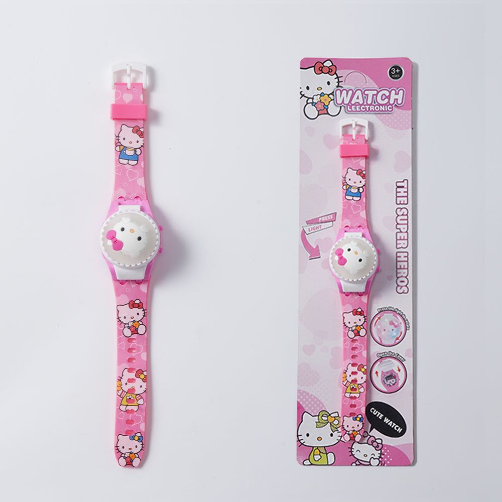 New children's light-up spinning top watch - flashing creative rotating gyro watch - kindergarten small gift toy wholesale