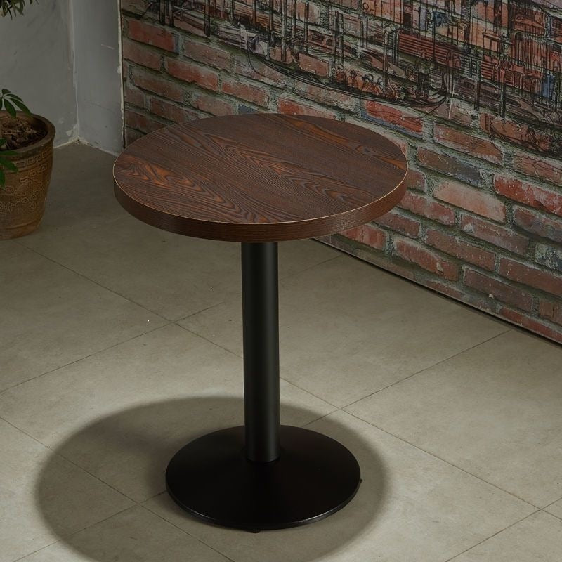 Restaurant sofa balcony tea table and chair card seat sofa coffee table combination retro courtyard coffee table combination bar booth wood