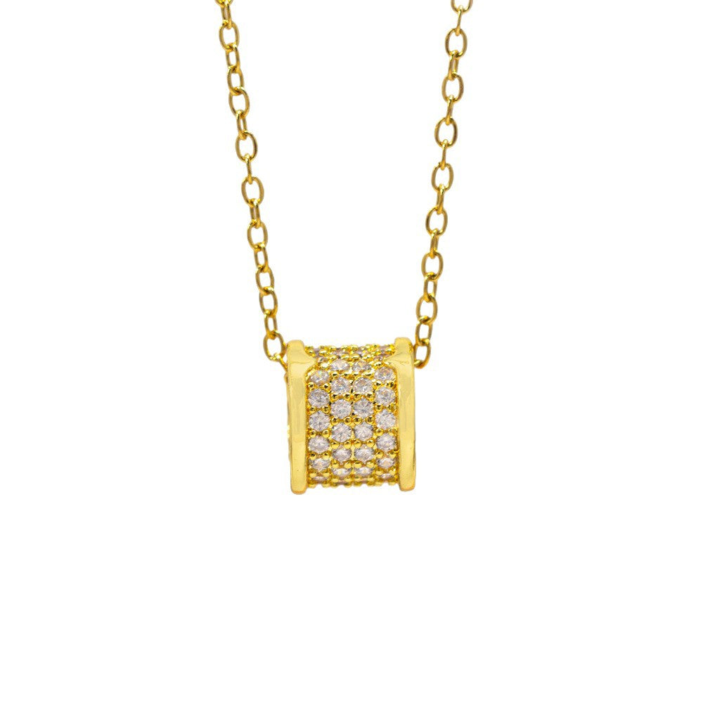 [titanium steel] cross-border popular versatile small waist necklace for women, accessible luxury fashion, high-end elegant sweater chain jewelry