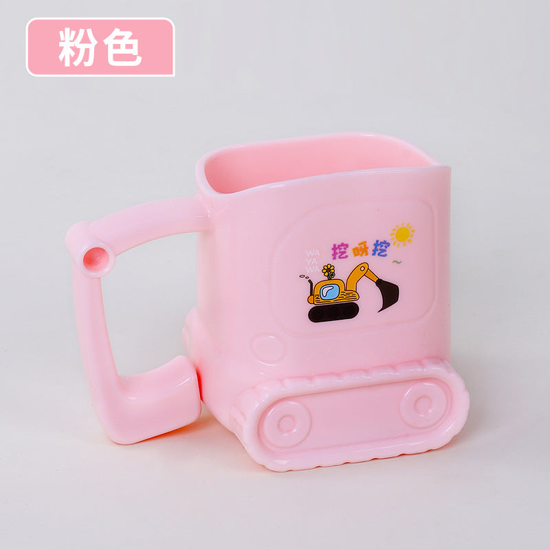 Kids' toothbrush cup, wash basin, toothbrush holder - 2-6 years old, baby home use, rinse cup, cute design for boys and girls, drop-proof