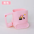 Kids' toothbrush cup, wash basin, toothbrush holder - 2-6 years old, baby home use, rinse cup, cute design for boys and girls, drop-proof