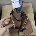 Za2025 new women's high heel sandals - metal letter buckle, stiletto heel, cowhide leather, everyday casual, versatile outdoor wear