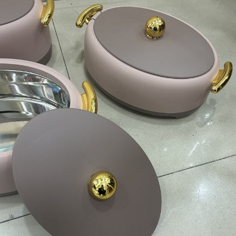 Food warmer container factory price direct salesexport egg-shaped high-leg insulated lunch box 2l-2.5l-3l