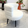 Cashmere lazy sofa chair single bedroom balcony casual chair bedroom makeup chair for home soft bag dressing stool