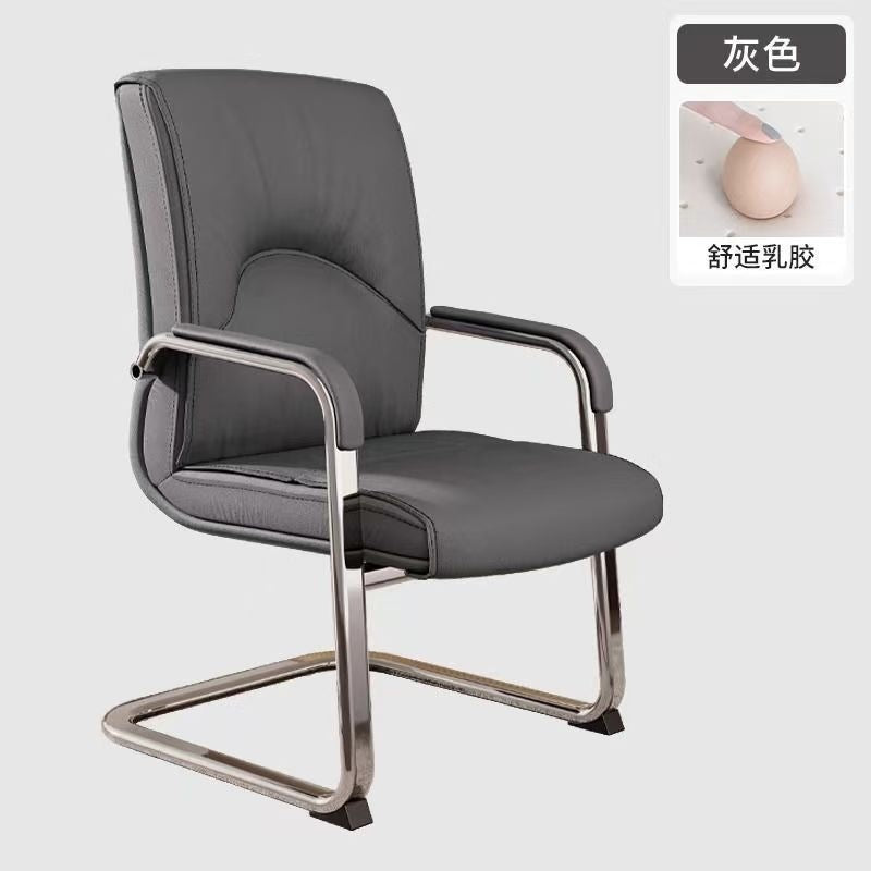 Office chair comfortable conference chair home computer chair comfortable sitting desk all-in-one bow chair office chair brown