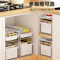 Under-sink storage rack kitchen seasoning dish pull-out for home multi-functional pool storage cabinet pull basket layering