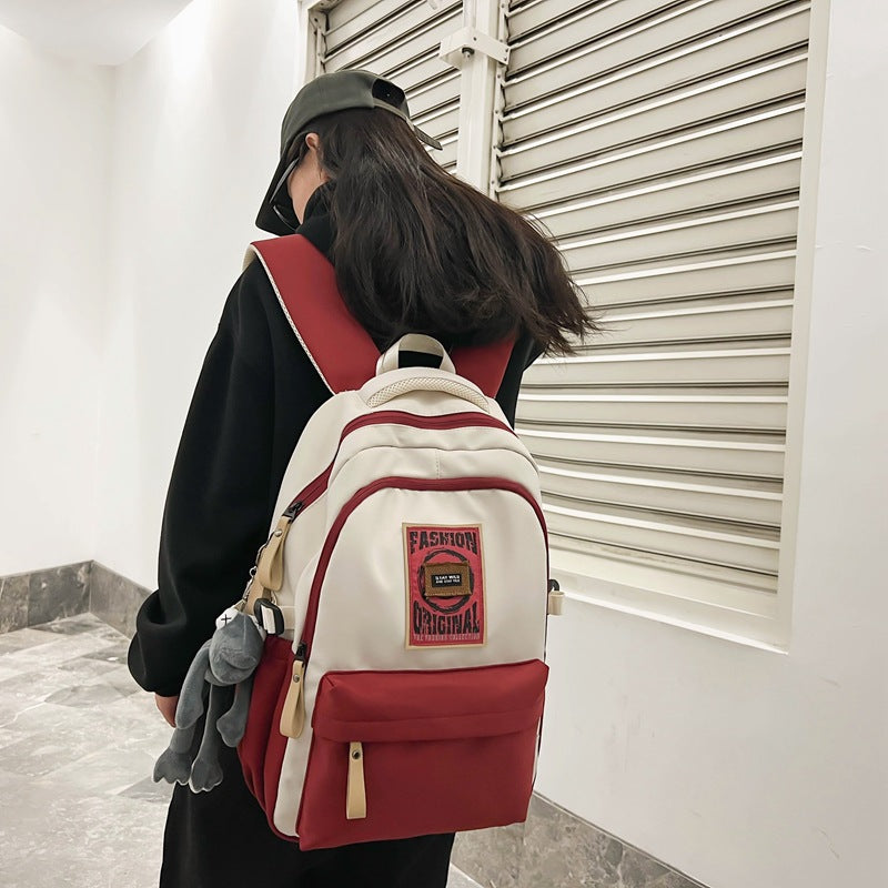 Factory direct backpack: stylish, lightweight, high-capacity, durable, and scratch-resistant backpack for middle school students