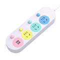 Multi-outlet power strip with usb charging ports - wall socket extension cord for home use