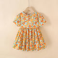 New girls' summer floral dress - kids' princess sundress - beach dress - summer cotton gauze cami dress -  collection