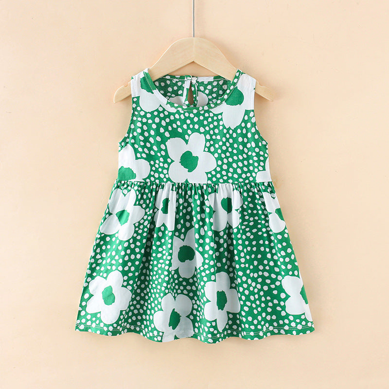 Girls' summer dresses: cotton silk skirts, baby dresses, princess dresses, wholesale sundresses, baby clothes - 24 styles
