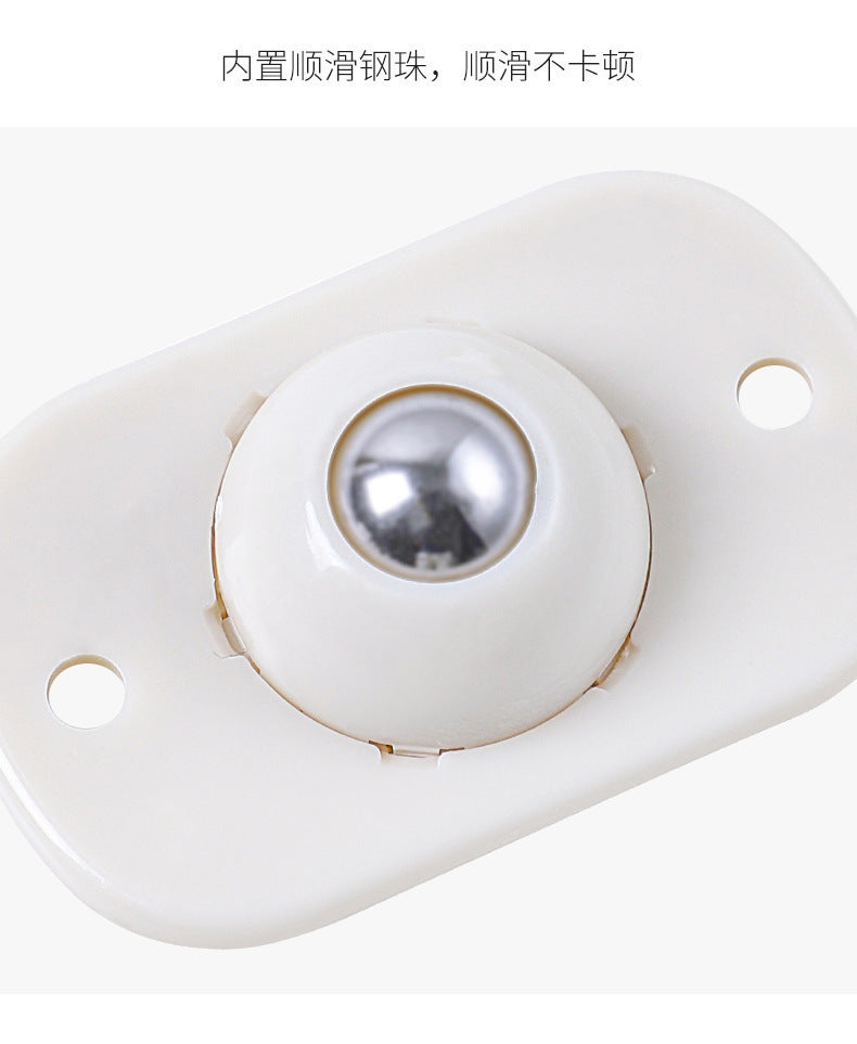 Paste type universal ball pulley wheel silent movable small wheels household hardware accessories wear-resistant load-bearing casters