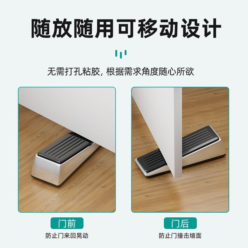 Bao lian door stopper door stopper door stopper door stopper silent door stopper door anti-collision windproof for home silicone door stopper wedge