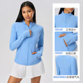 Premium upf 50+ cooling sports sun protection shirt for women - slim fit, outdoor uv protection, model d25013