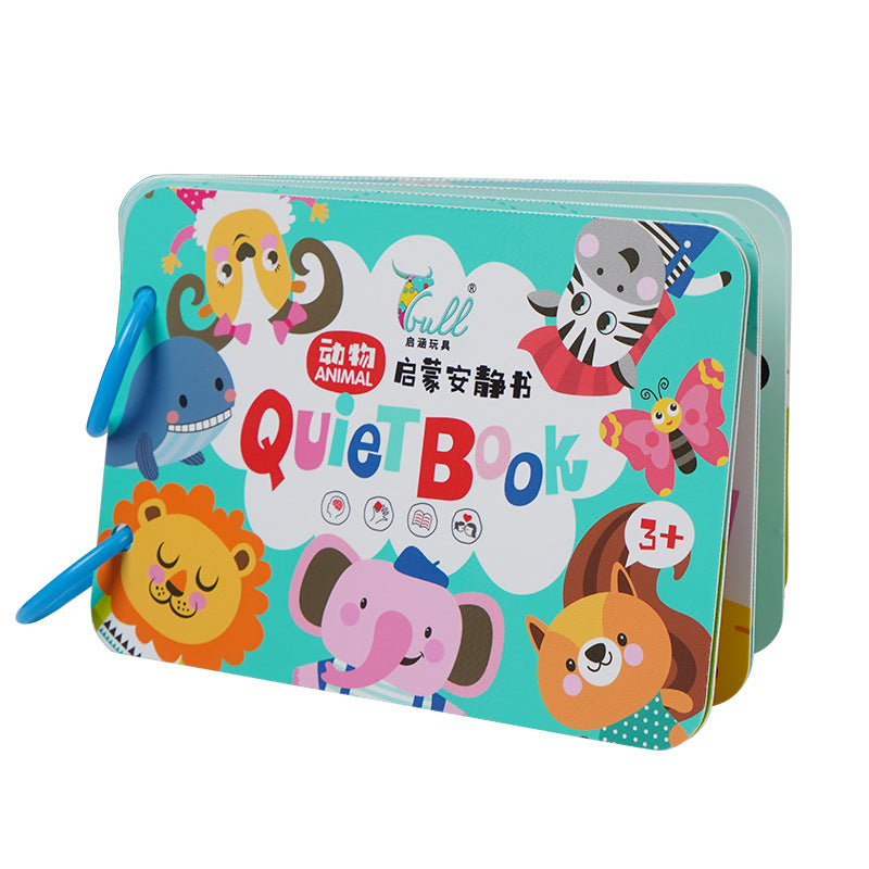 【half price clearance】kids enlightenment quiet book early education baby cognition cards preschool educational toys