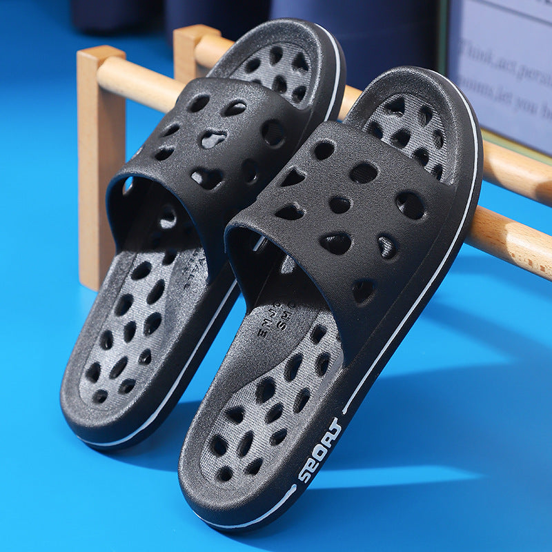 Waterproof slippers new arrival indoor home bathroom bathing silent non-slip men's and women's slippers men's home hotel wholesale