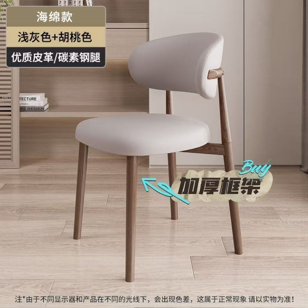 Dining chair training chair backrest stool accessible luxuryclassy rental room dining room italian iron casual training chair no